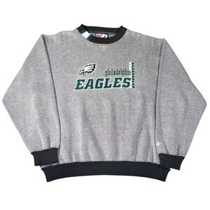 Vintage 90s Philadelphia Eagles NFL Football Logo Athletic Crewneck Sweatshirt